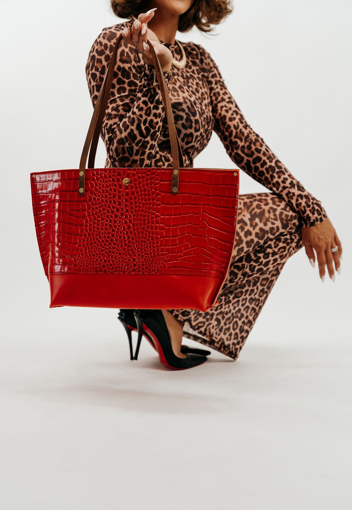 Medium Embossed Totes